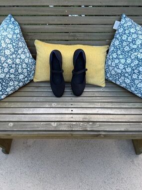 Rothy's Black Mary Jane Flats with Strap